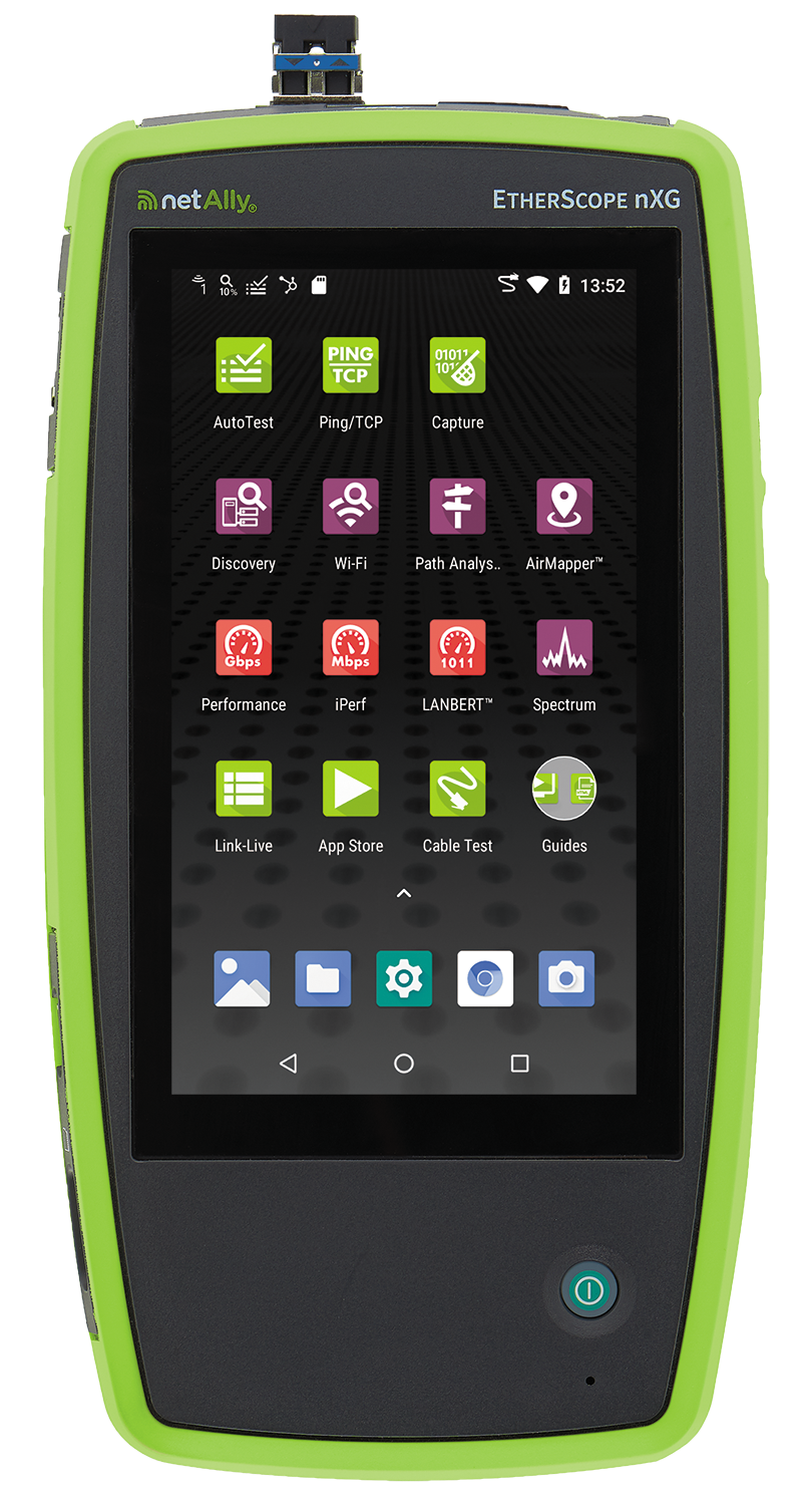 EtherScope nXG Ethernet Network Tester and Wi-Fi Diagnostics Tool